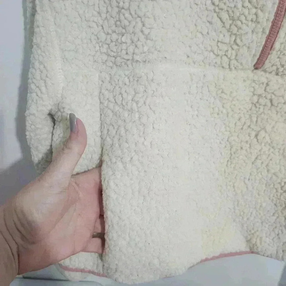 Champion Sherpa cropped zip up, Size Large - Picture 2 of 8